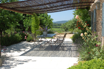 Terrace luxury holidayhome for rent in Cotignac