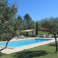 Pool area Cotignac holidayhome